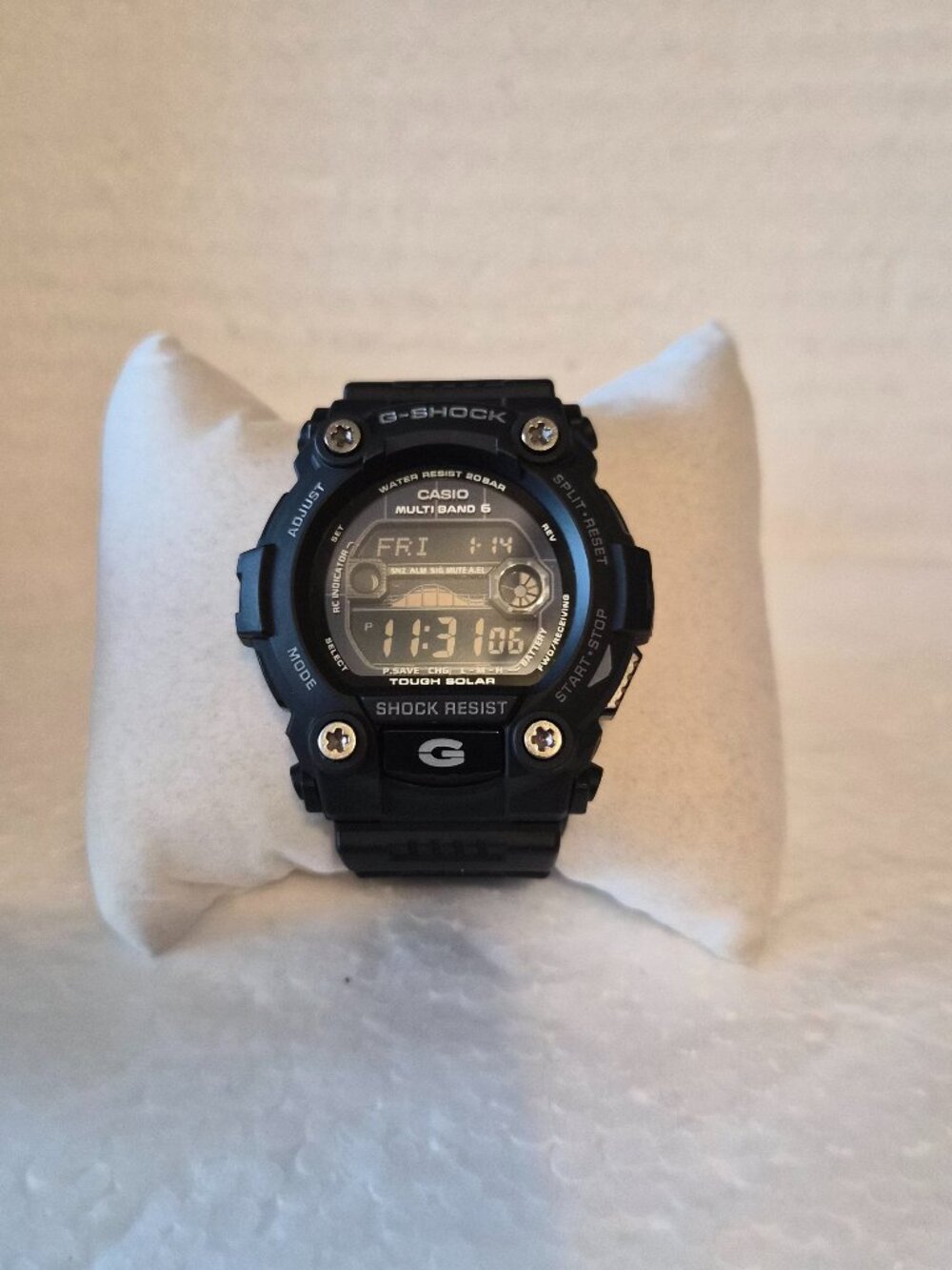 Casio G Shock Matte Black Tough Solar Digital